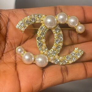 Double C Brooch